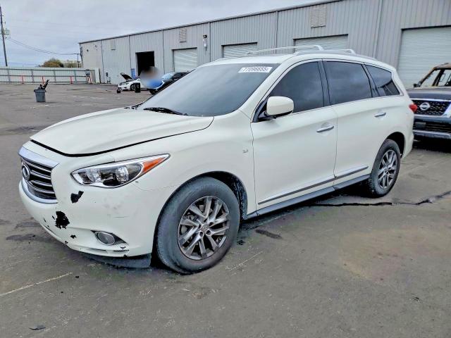 2014  INFINITI QX60 white photo 2