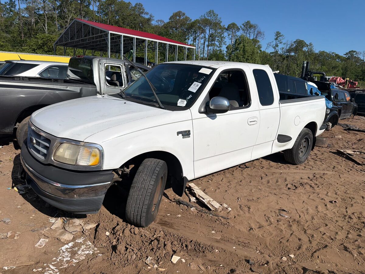 Ford F-150 pickup we purchased for parts